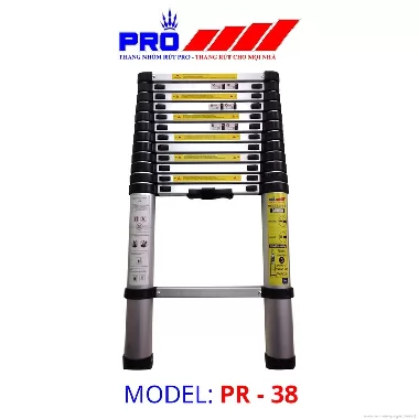 Thang nhôm rút gọn đơn Pro Pr-38